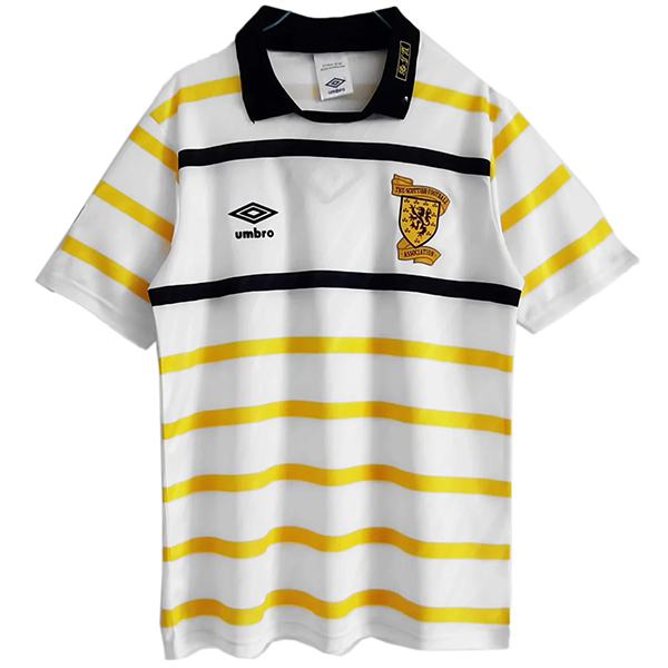 Scotland away retro soccer jersey maillot match men's second sportswear football shirt 1988-1991